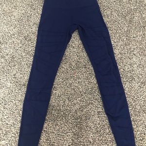 Hi rise tech mesh hero blue lululemon size 6
